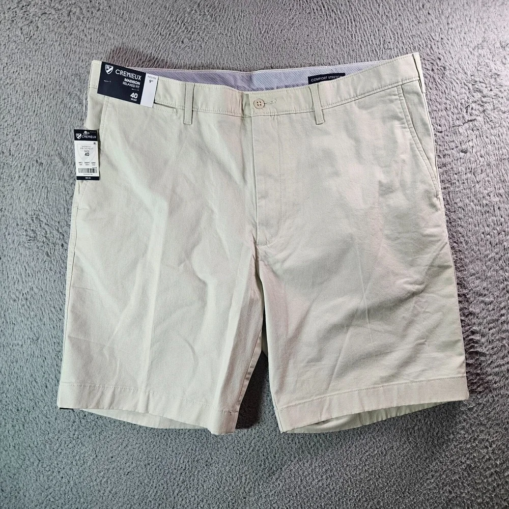 $65‎ NWT Cremieux Chino Shorts Men 40 x 9